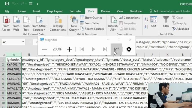 Cara merubah file CSV menjadi tampilan kolom di excel смотреть онлайн