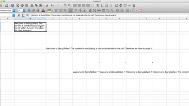 Wrapping Text Of Cells In Libreoffice  Libreoffice Basics
