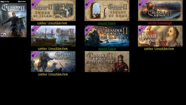 Ratgeber: Die besten Crusader Kings 2 DLCs! (Infovideo) смотреть онлайн