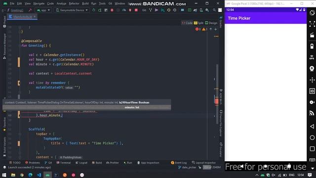 Jetpack Compose - Time Picker [2022] смотреть онлайн