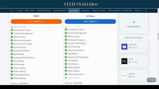 Veed vs InVideo: Comprehensive Video Editing Tools Comparison смотреть онлайн