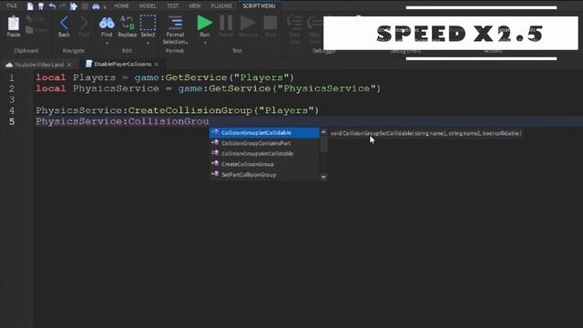 How To Disable Player Collisions | Roblox Studio Tutorial смотреть онлайн