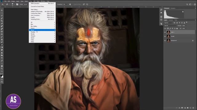 Oil Painting Portraits | Photoshop tutorial | смотреть онлайн
