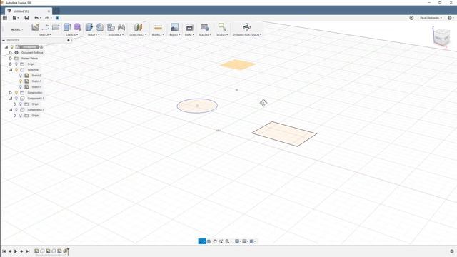 Как скопировать эскиз во Fusion 360 - Выпуск #252 смотреть онлайн