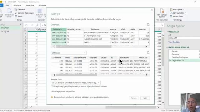 EXCEL POWER QUERY & POWER PIVOT İLE Veri Analizi ve Raporlama 2-34 смотреть онлайн