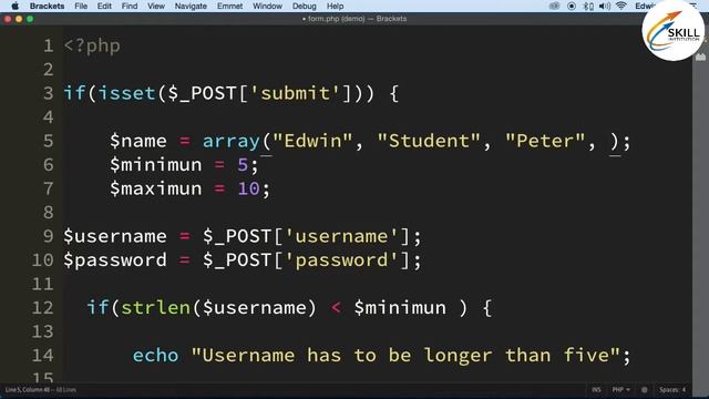 How to validate form value in PHP | Form Validation | PHP Tutorial смотреть онлайн