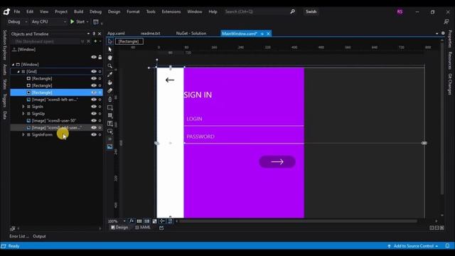 WPF Tutorial : Login UI design in Visual studio blend 2019 | HandyControls UI Library | C# WPF смотреть онлайн