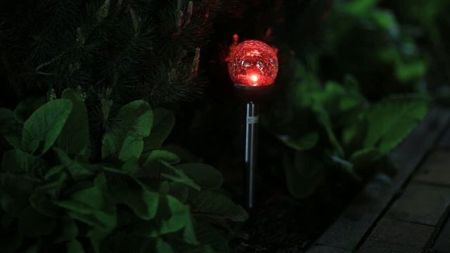 Садовый светильник - солар - USL-M-063/MT390 Bellatrix - режим свечения смотреть онлайн