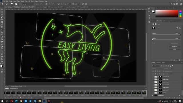 Photoshop Tutorial: Logo Animation| Анимация логотипа в фотошопе