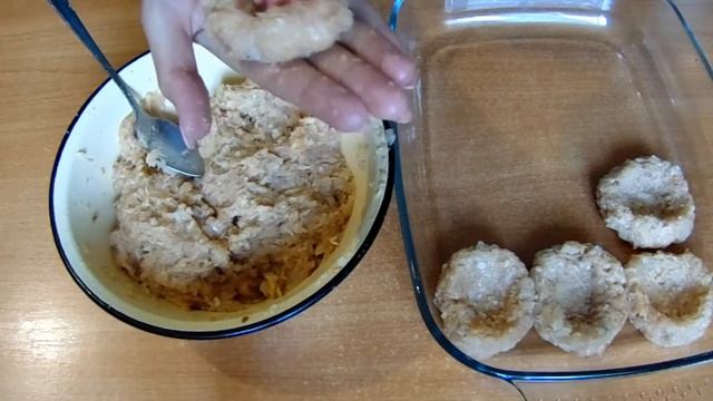 Мясные гнезда с яичной начинкой, аппетитно и вкусно! смотреть онлайн