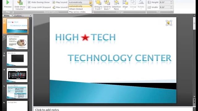PowerPoint 2007: Inserting Sound Part 1 смотреть онлайн