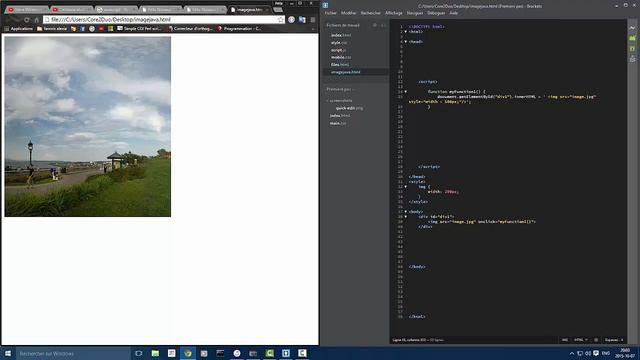Aggrandir une image en cliquant dessus | JavaScript смотреть онлайн