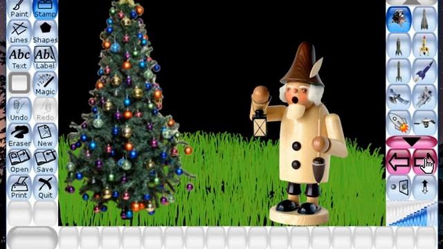 CREATE CHRISTMAS NIGHT SCENE IN TUX PAINT | latest computer videos | Latest IT videos | 2022 смотреть онлайн