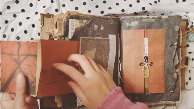 JUNK JOURNAL Witch Theme - My Completed Junk Journal Flip Through ASMR / Journal Decor Ideas смотреть онлайн