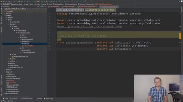 3 - Kotlin Android Tutorial | Domain, Use Case (Interactor), Companion Object, Clean Architecture смотреть онлайн