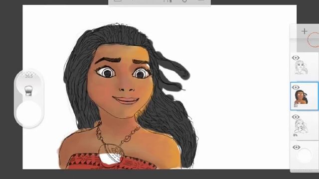 Как нарисовать принцессу Моана Drawing: Princess MOANA смотреть онлайн