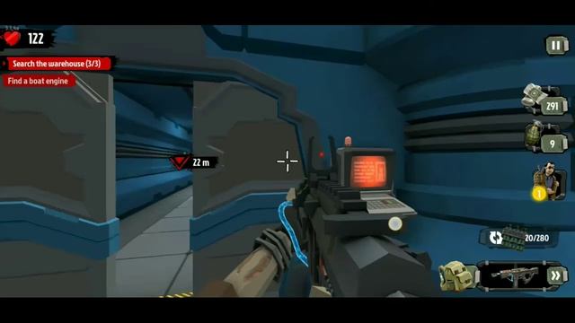 Small Laser Rifle VS Scar - The Walking Zombie 2 смотреть онлайн