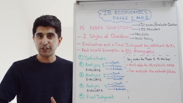 IB Economics Paper 1 & 2 - 15 Marker Question - Exam Technique смотреть онлайн