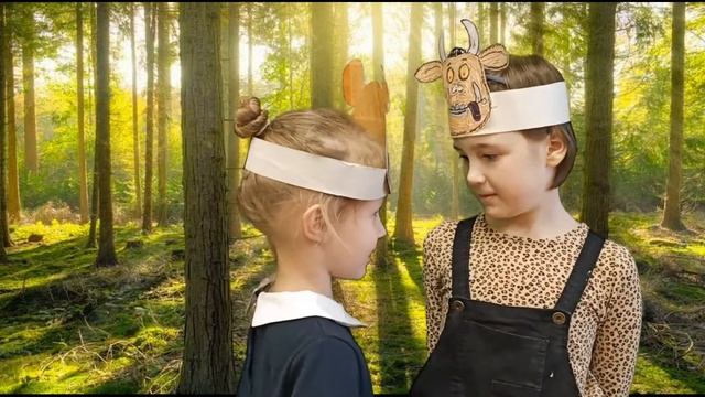 Буктрейлер по книге Джулии Дональдсон "Груффало" ("The Gruffalo") на английском языке. смотреть онлайн