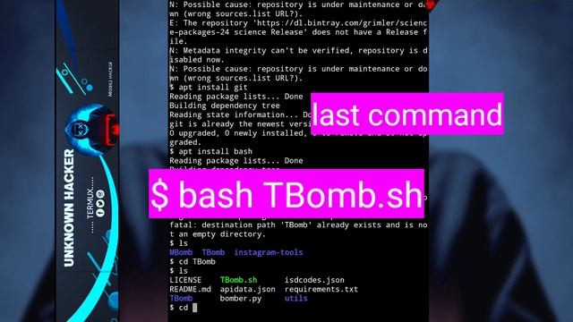 Termux sms /call bomber | how to send sms | hackers work | for fun смотреть онлайн