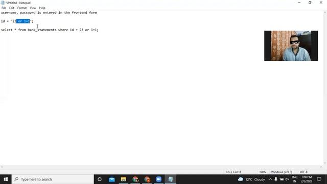 Day 14 of 69 days of code - SQL Injection Attacks смотреть онлайн