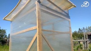 Летний душ своими руками из подручных материалов. Душевая кабинка из стретч пленки