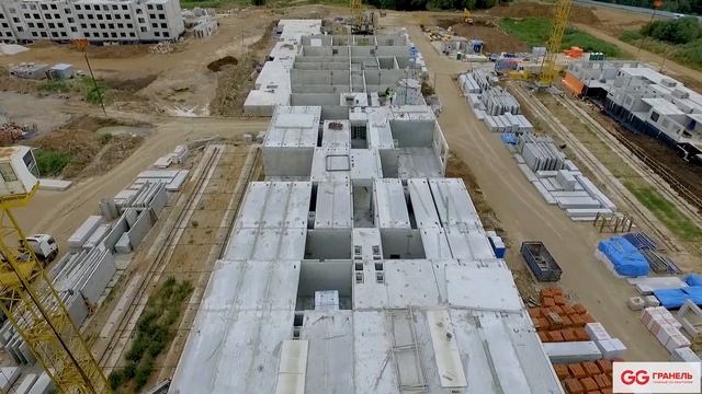 ЖК Государев дом — съёмка с воздуха (август 2018) смотреть онлайн