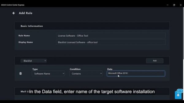 ASUS Control Center Express tutorial - Software Rule Management | ASUS