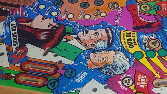 Gottlieb's Spiderman pinball playfield restoration - Marcelo Blanco Pinball смотреть онлайн