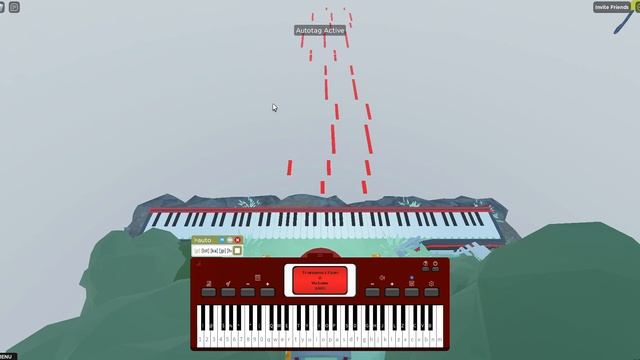 Fly Me to The Moon roblox piano (sheets in desc) смотреть онлайн