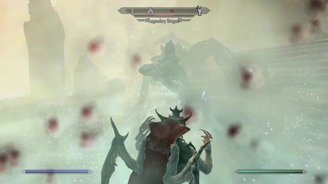 Skyrim True vampire lord vs legendary dragon смотреть онлайн