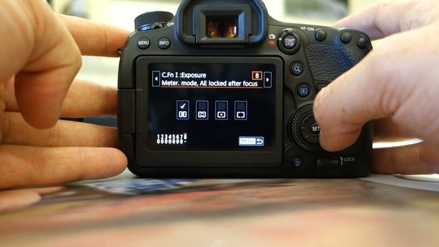 Canon EOS 6D Mark II Menus смотреть онлайн