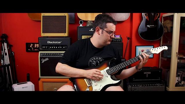 Donner DST-102 - "PROJECT 63" Stratocaster - NOTALKING DEMO смотреть онлайн