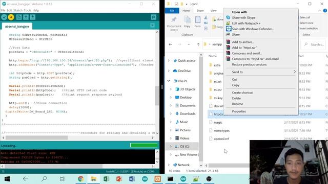 Trouble port 80 xampp apache RFID PRESENSI смотреть онлайн