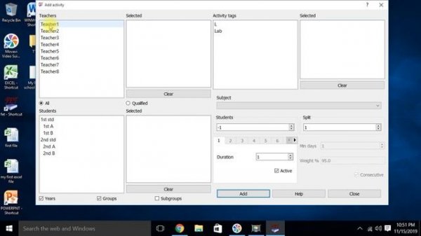 FET Timetable (Hindi)