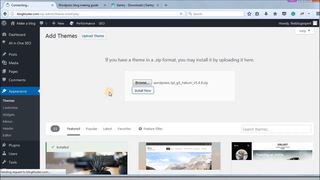 How to install Gantry framework free theme on wordpress website Hindi/Urdu смотреть онлайн