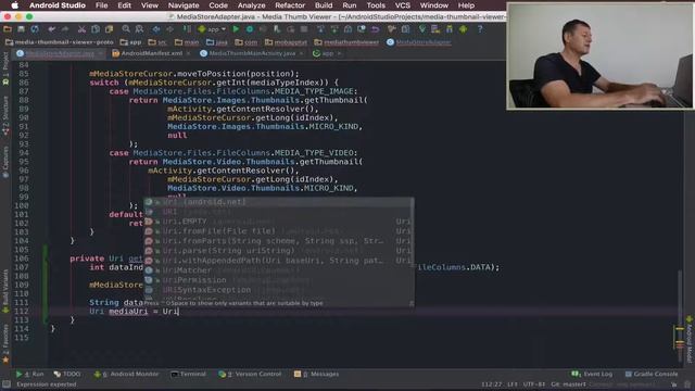 Android development tutorial creating media thumbnail viewer - Part 6 video thumbnails with Glide смотреть онлайн