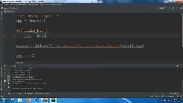 Sliders in URSINA ENGINE | Learn Ursina Part 17 смотреть онлайн