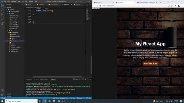 Create a sidebar with submenu using React.JS смотреть онлайн
