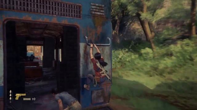 Train Ambush - Crushing | Stealth (Uncharted: The Lost Legacy - Chapter 9) смотреть онлайн