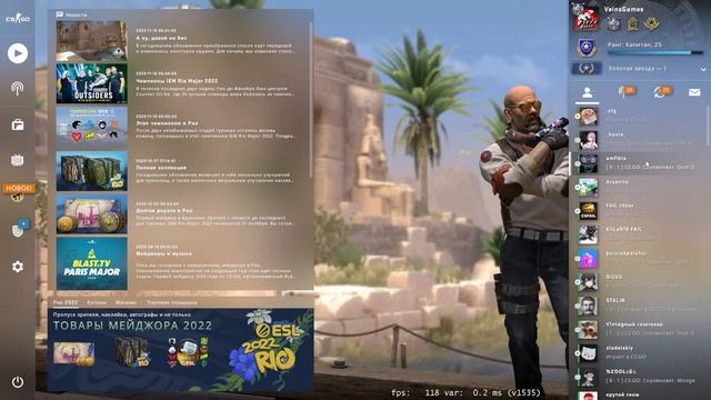 Играю с Диглом✅ CSGO?c VeinsGames? смотреть онлайн