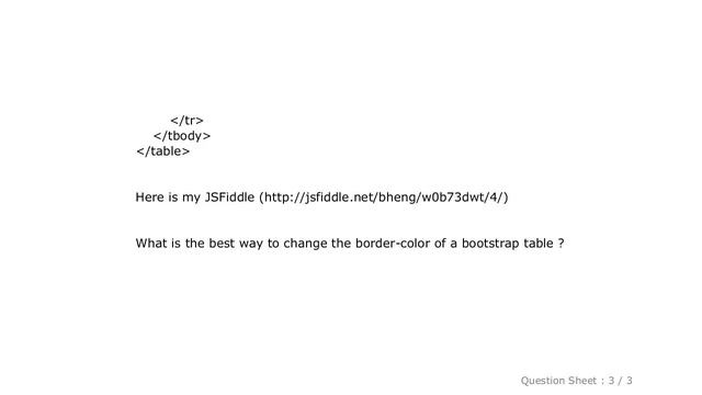 HTML : What is the best way to change the border-color of a bootstrap table? смотреть онлайн