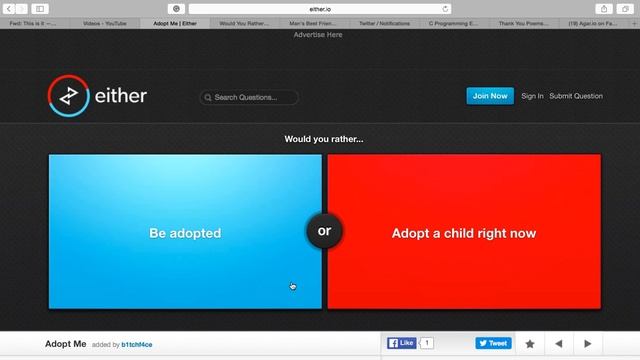 Playing the awesome game either/Would You Rather смотреть онлайн