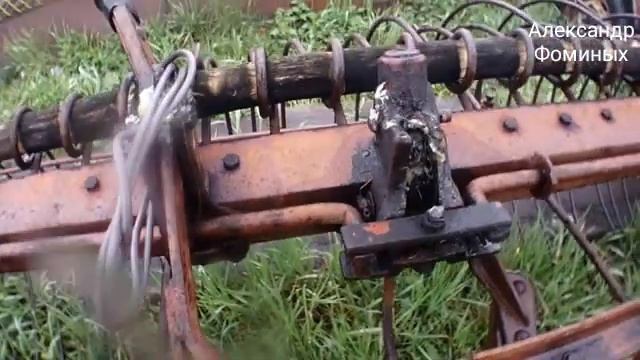 Конные грабли для мотоблока. Обзор. смотреть онлайн