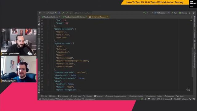 How To Test C# Unit Tests With Mutation Testing смотреть онлайн