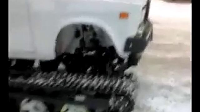 ВАЗ 2107 классика на гусеничном ходу. смотреть онлайн