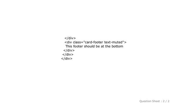 HTML : Bootstrap 4 card-footer does not align to the bottom of the page смотреть онлайн