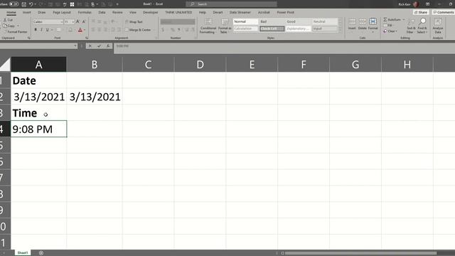 Excel Date And Time Keyboard Shortcuts смотреть онлайн