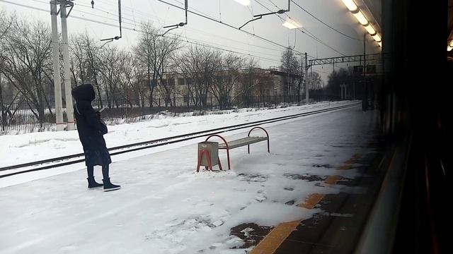 Савёловское направление РЖД. ЭП2Д 006510. Савёловский вокзал - Савёлово. смотреть онлайн