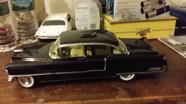 My 1 18 scale 1955 Cadillac Fleetwood 62 seires made by green light смотреть онлайн